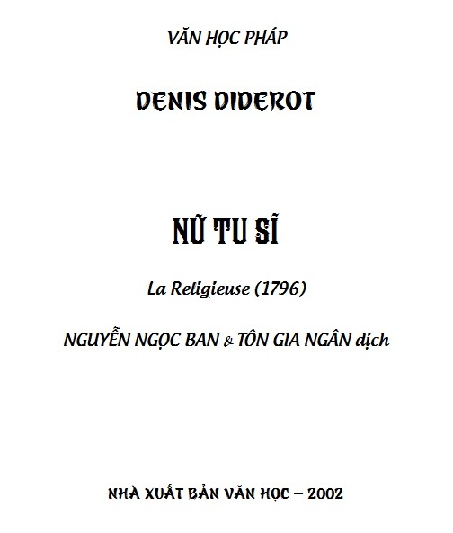 Nữ Tu Sĩ