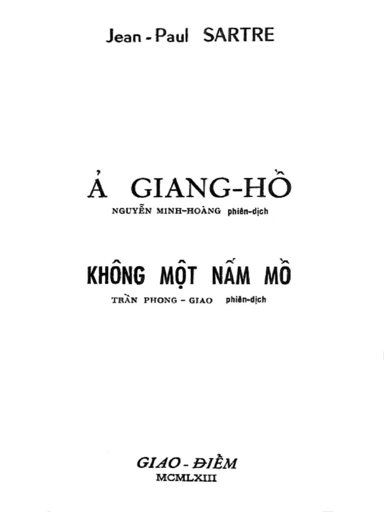 Ả Giang Hồ & Không Một Nấm Mồ