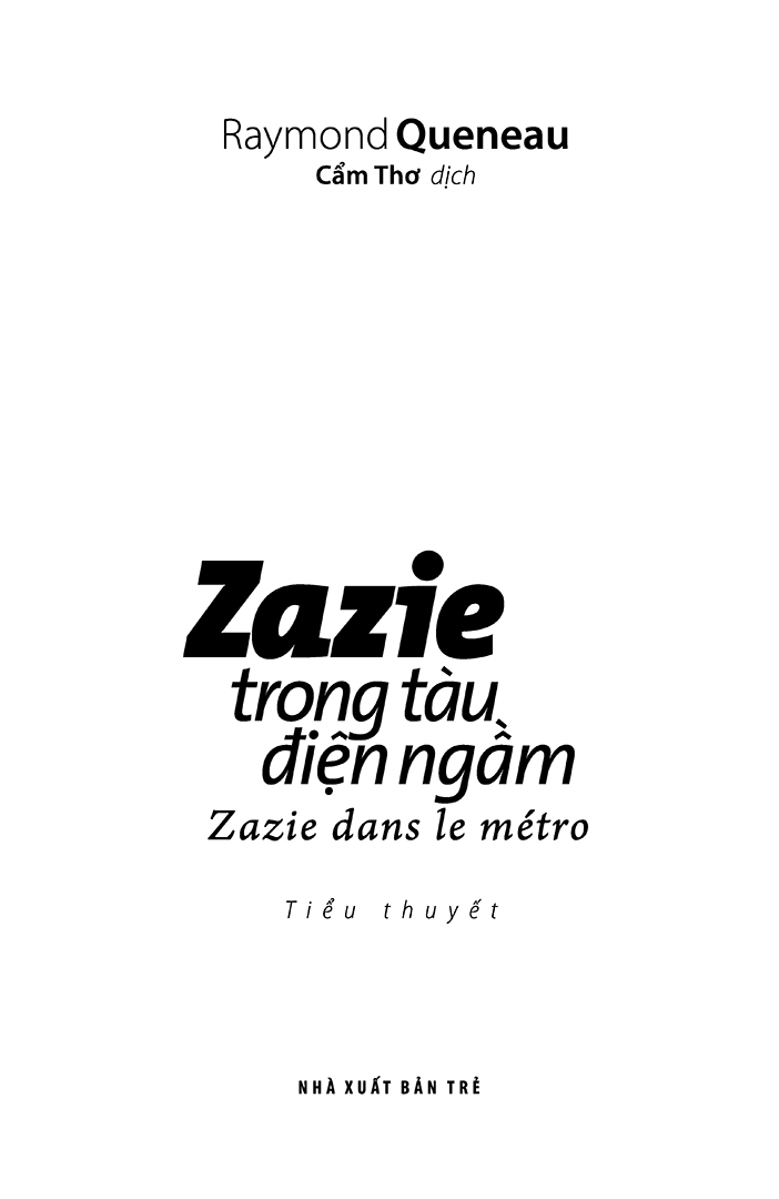 Zazie Trong Tàu Điện Ngầm