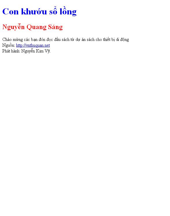 Con khướu sổ lồng