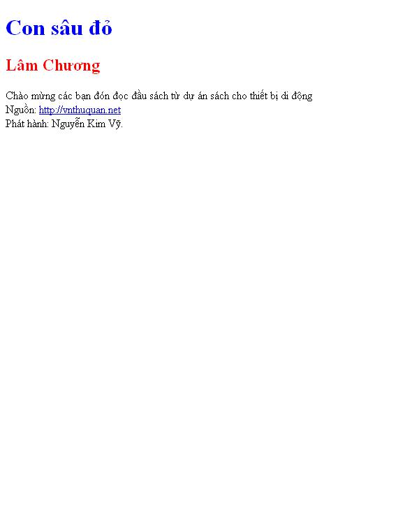 Con sâu đỏ