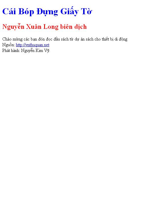 Cái Bóp Ðựng Giấy Tờ