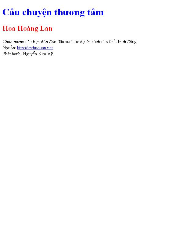 Câu chuyện thương tâm