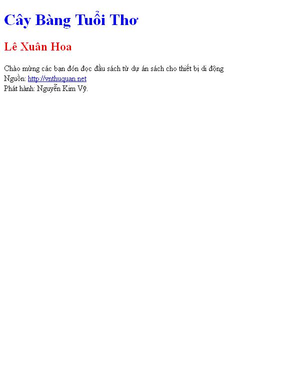 Cây Bàng Tuổi Thơ