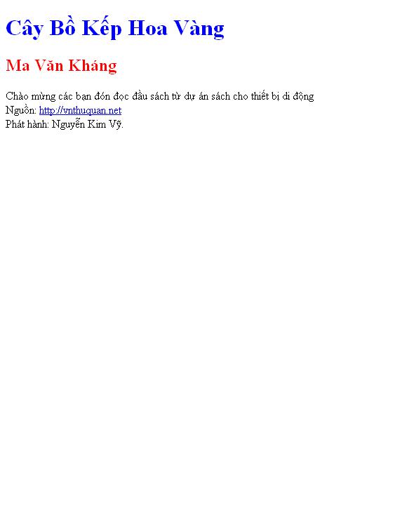 Cây Bồ Kếp Hoa Vàng