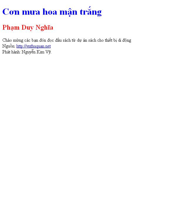 Cơn mưa hoa mận trắng
