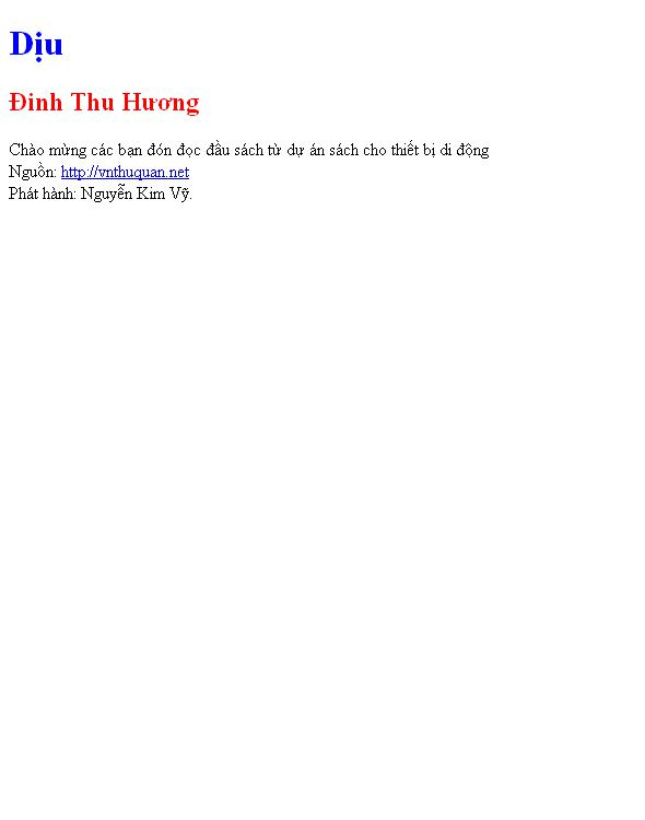 Dịu
