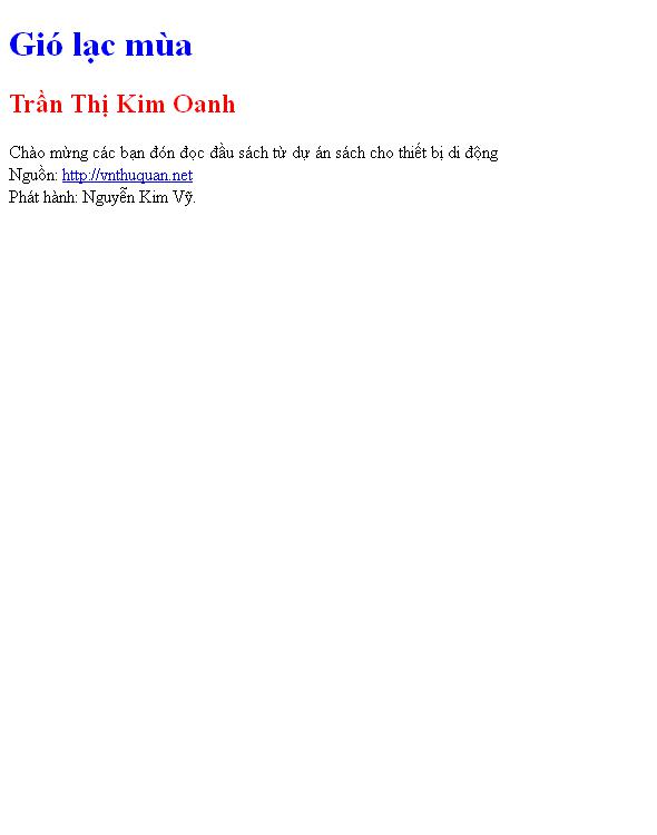 Gió lạc mùa