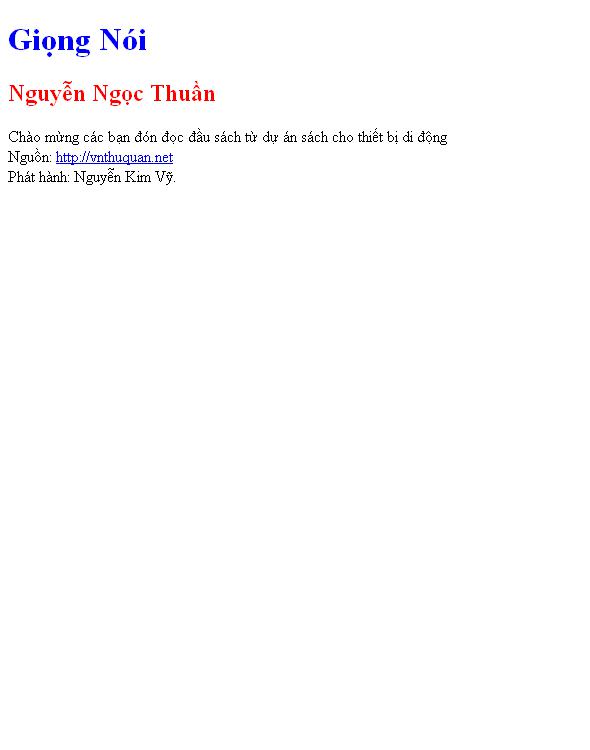 Giọng Nói