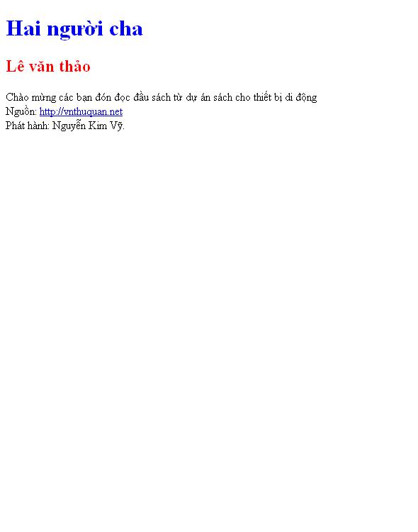 Hai người cha