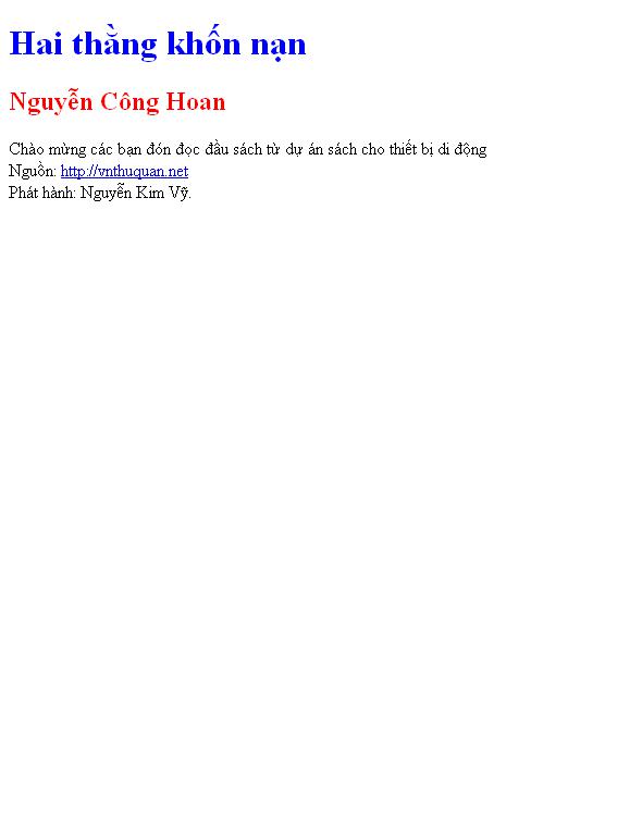 Hai thằng khốn nạn
