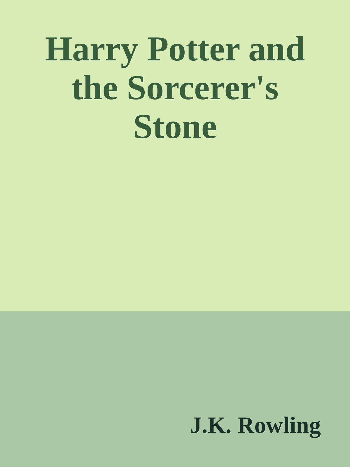 Harry Potter and the Sorcerer's Stone