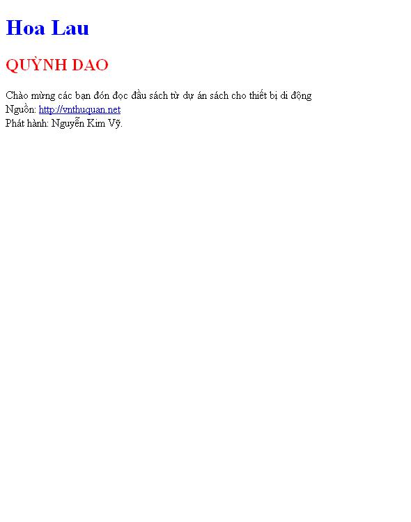 Hoa Lau