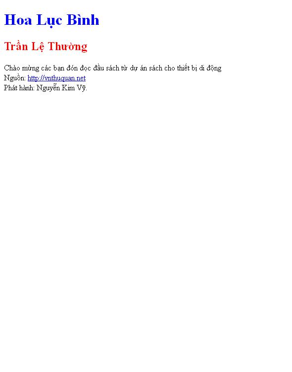 Hoa Lục Bình