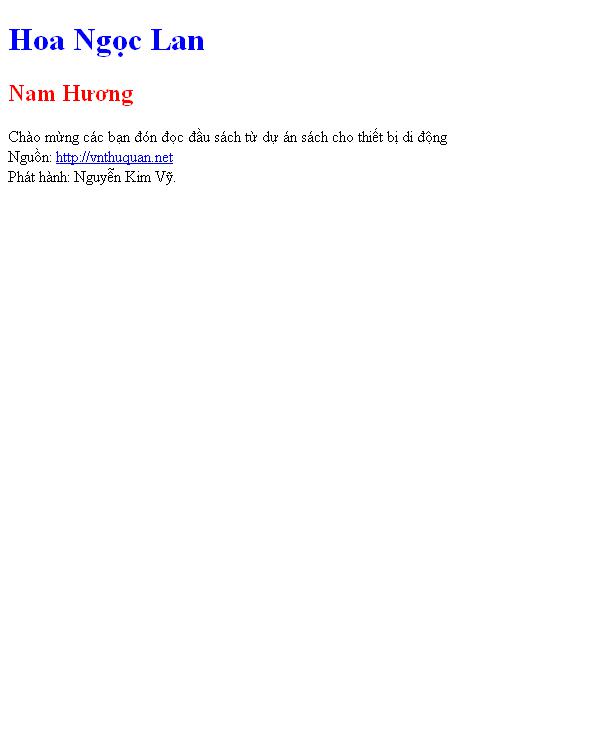 Hoa Ngọc Lan
