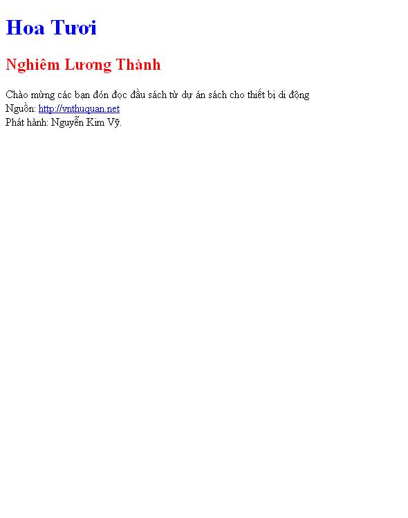Hoa Tươi