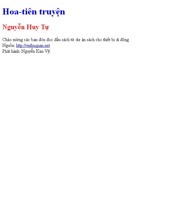 Hoa-tiên truyện
