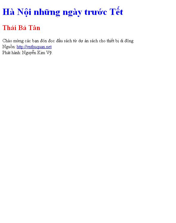 Hà Nội những ngày trước Tết