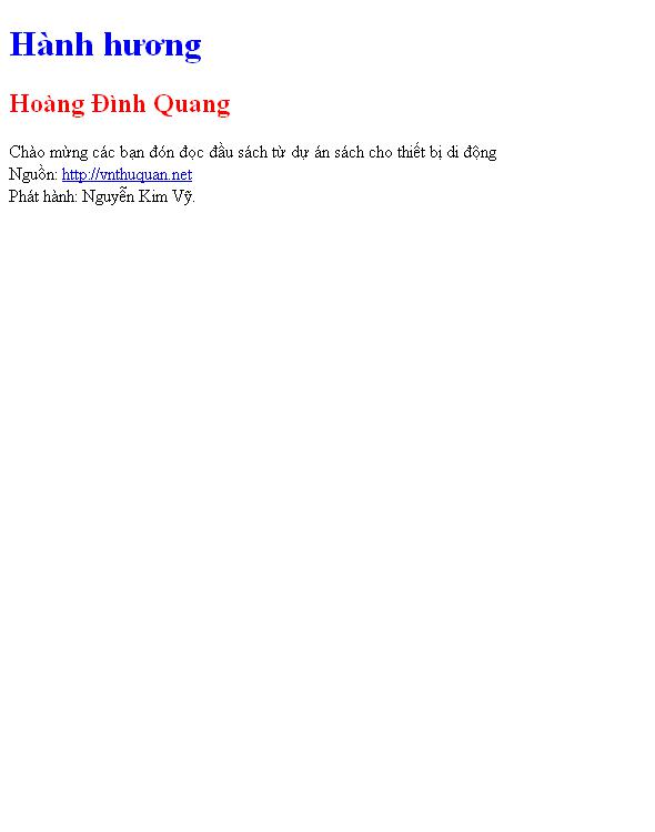 Hành hương
