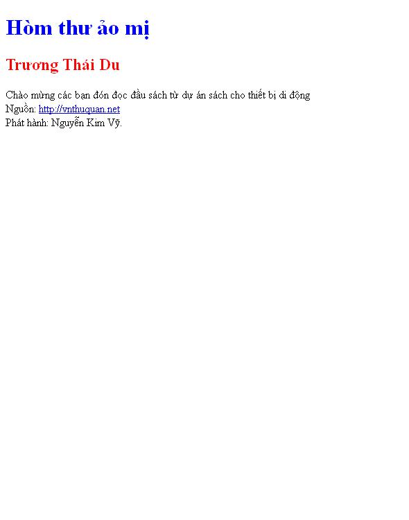 Hòm thư ảo mị