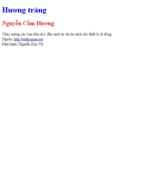 Hương trăng