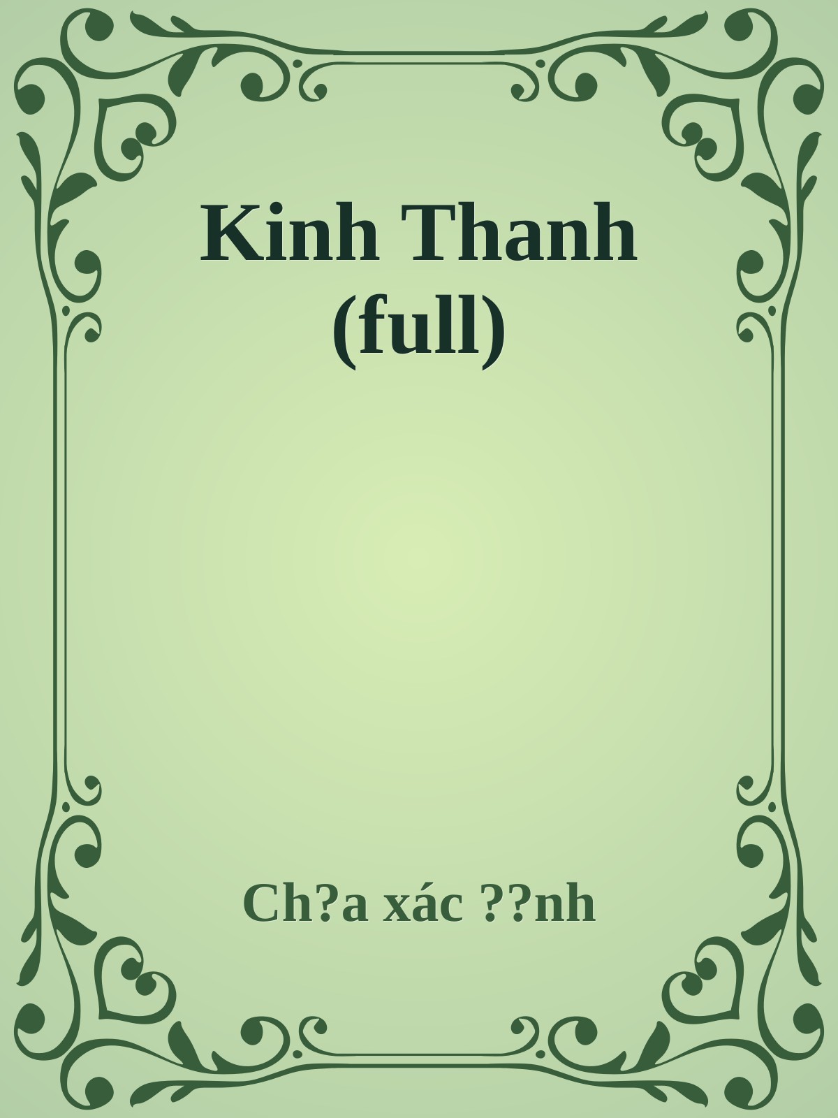 Kinh Thanh (full)