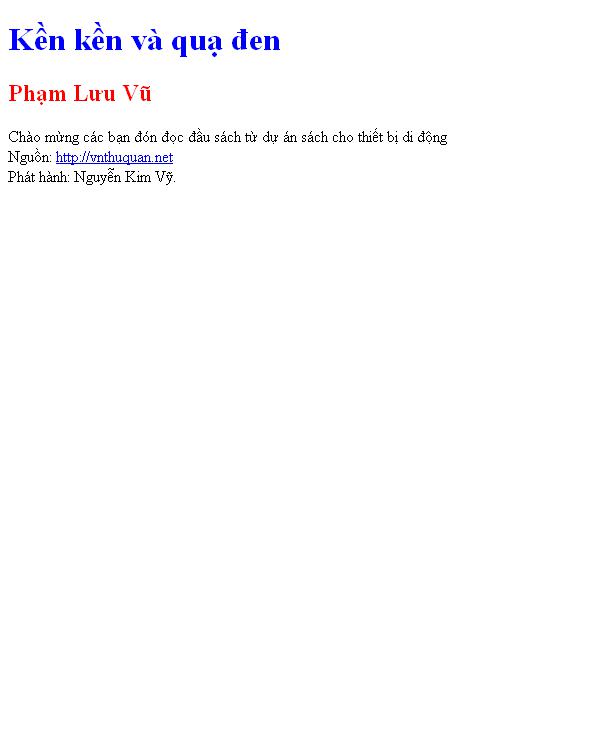 Kền kền và quạ đen