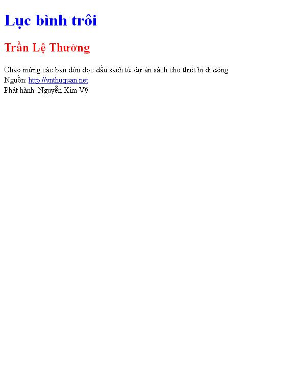 Lục bình trôi