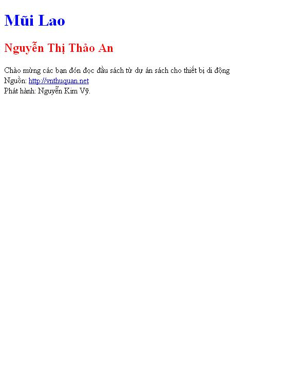 Mũi Lao