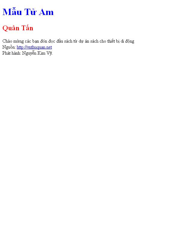 Mẫu Tử Am