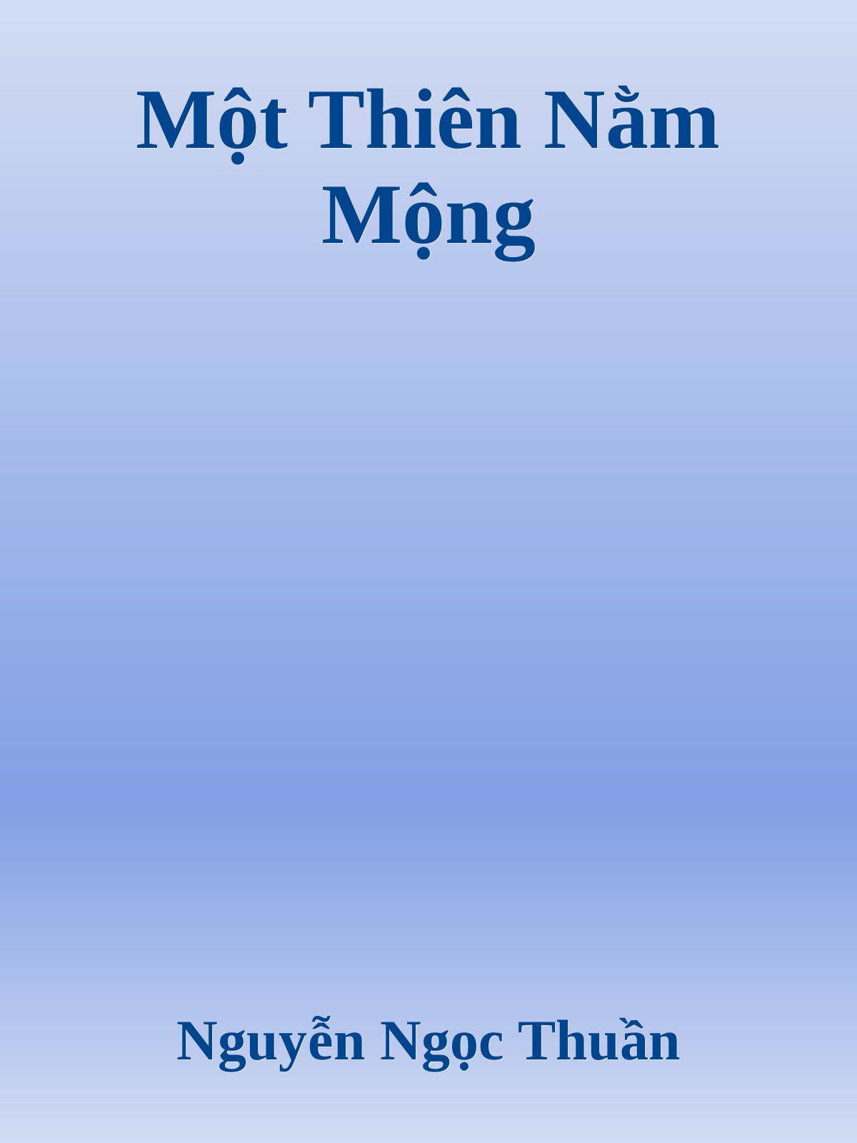 Một Thiên Nằm Mộng