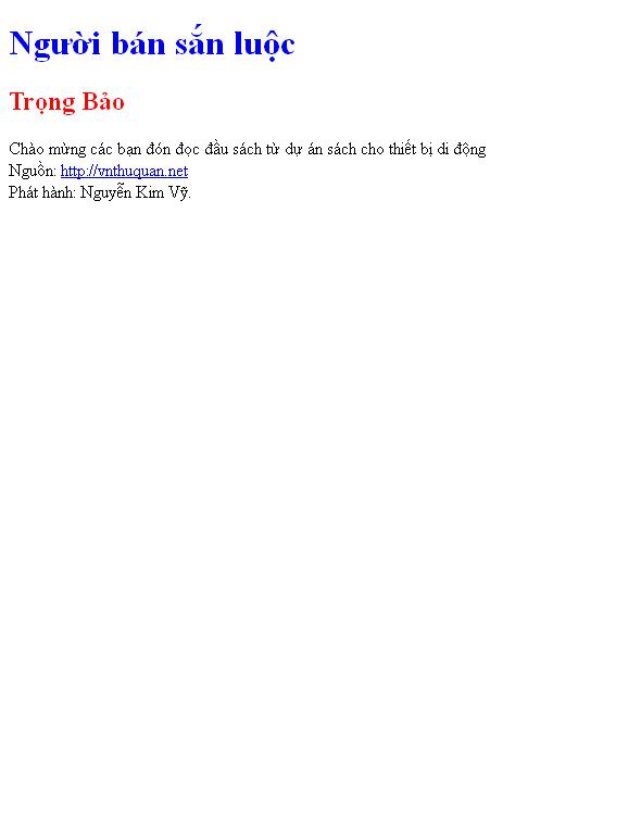 Người bán sắn luộc