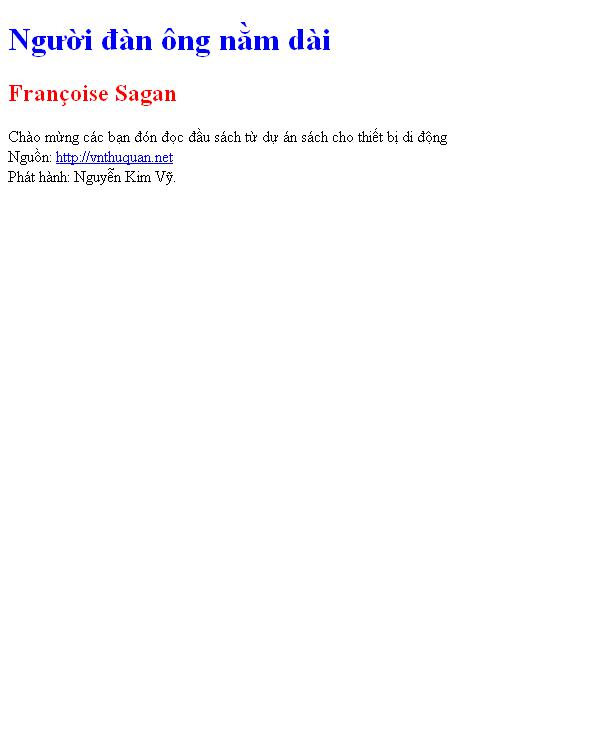 Người đàn ông nằm dài
