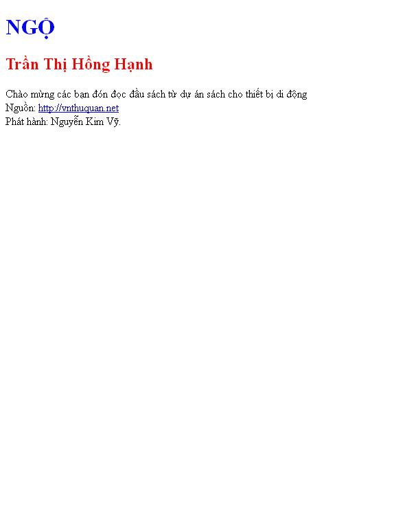 NGỘ