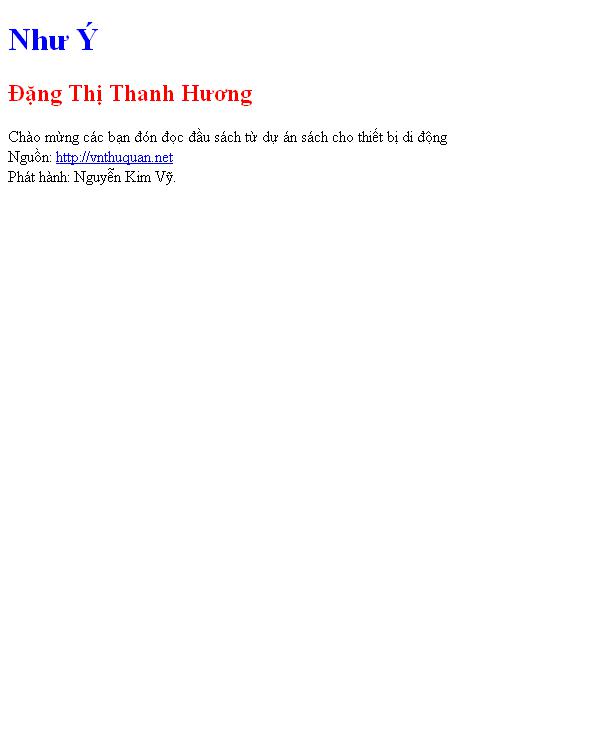 Như Ý