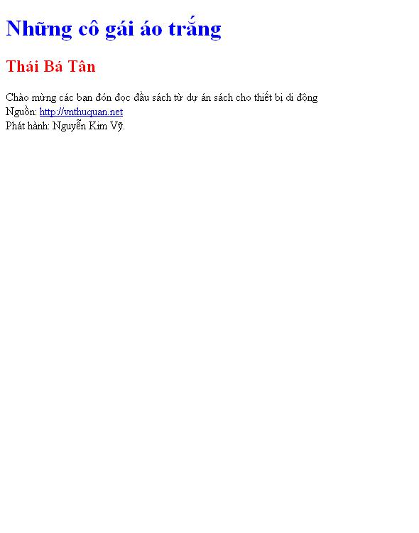 Những cô gái áo trắng