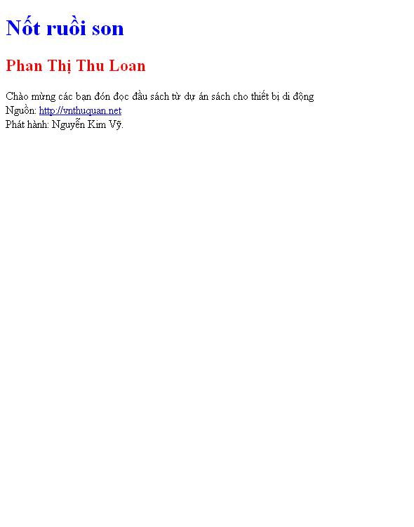 Nốt ruồi son