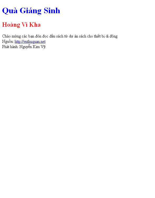 Quà Giáng Sinh