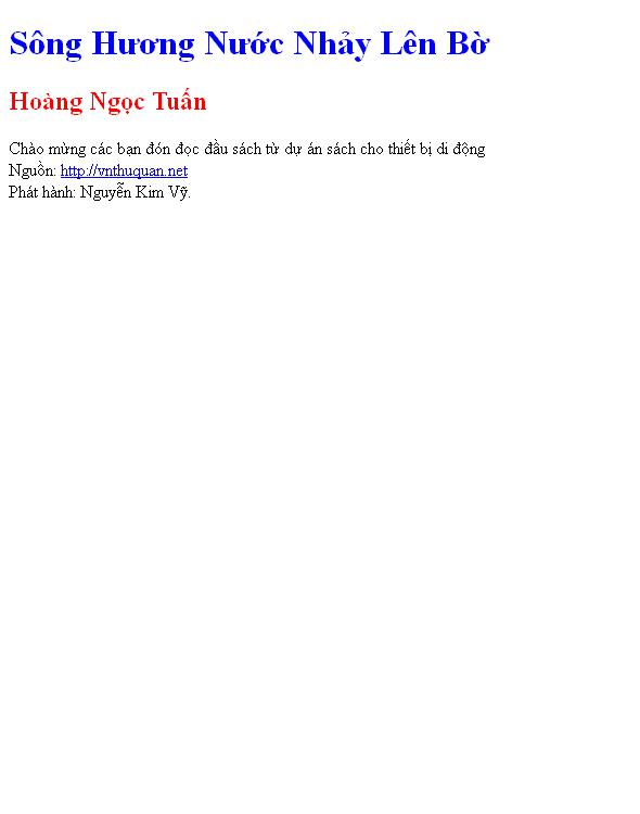 Sông Hương Nước Nhảy Lên Bờ