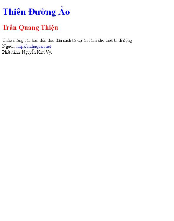 Thiên Đường Ảo