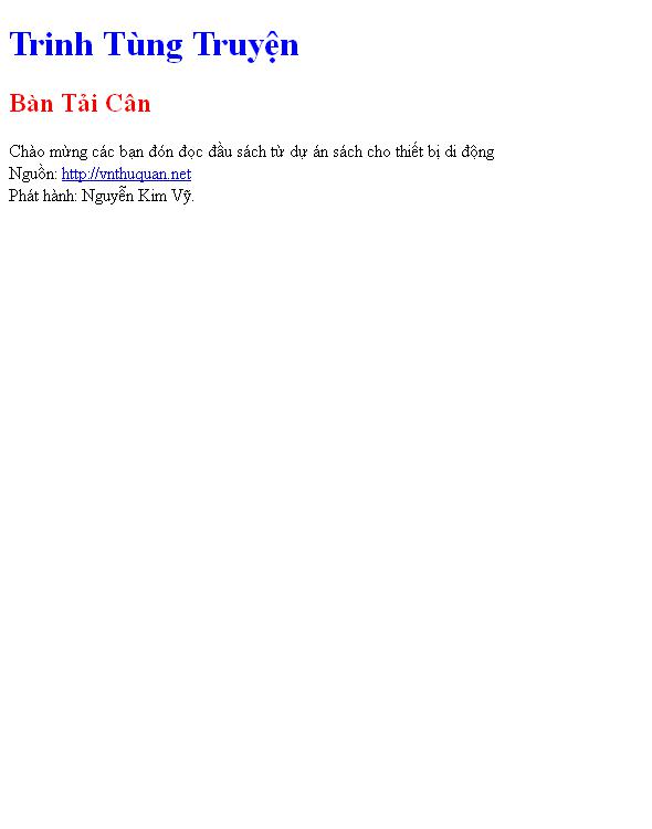 Trinh Tùng Truyện