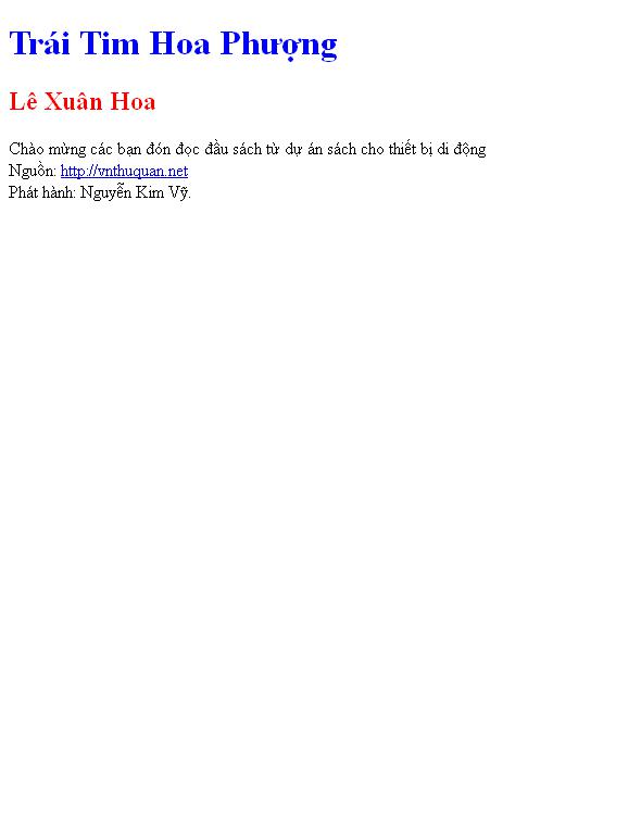 Trái Tim Hoa Phượng