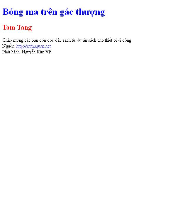 Bóng ma trên gác thượng