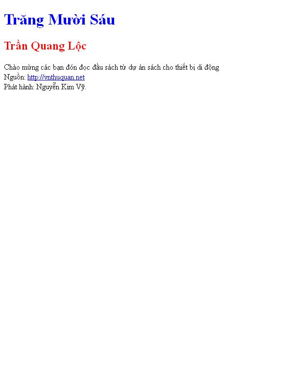 Trăng Mười Sáu