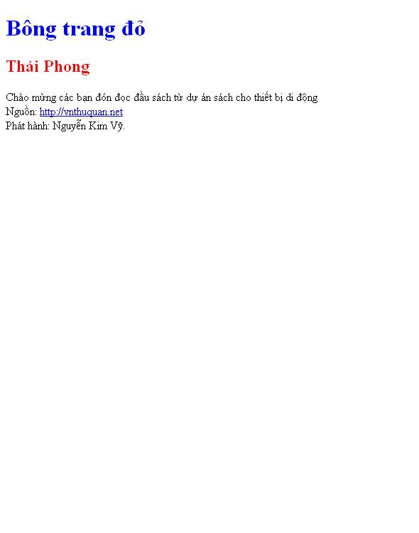 Bông trang đỏ