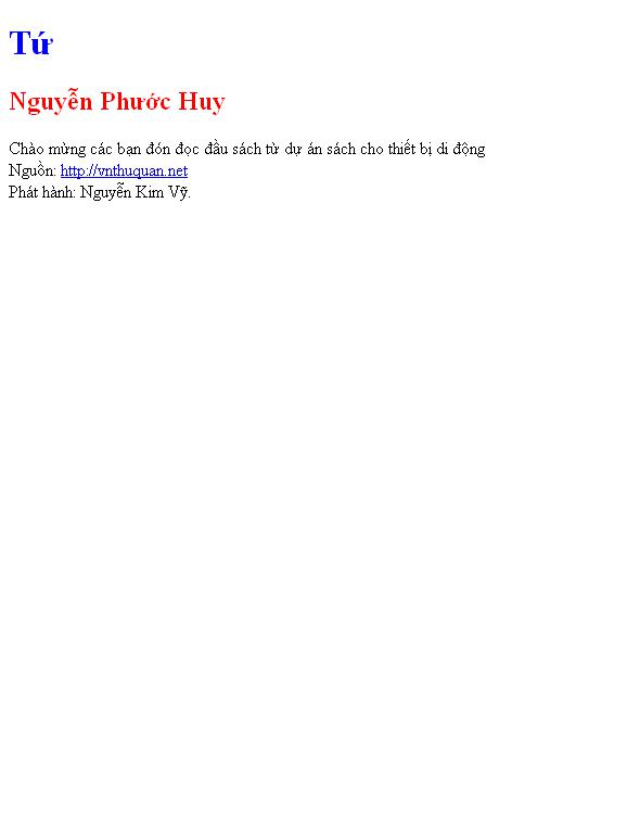 Tứ