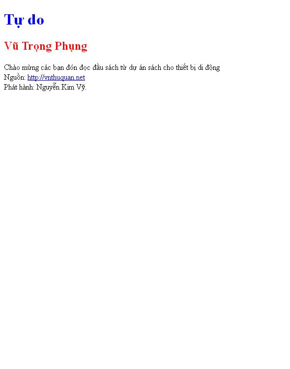 Tự do