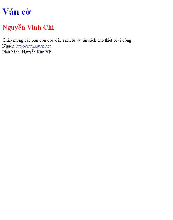 Ván cờ