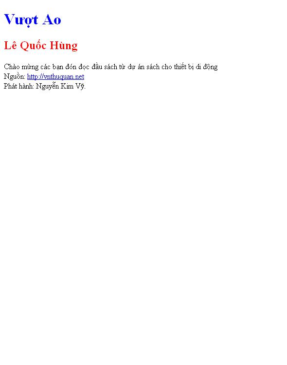Vượt Ao