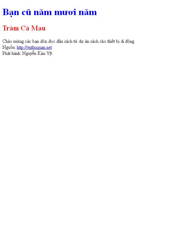 Bạn cũ năm mươi năm